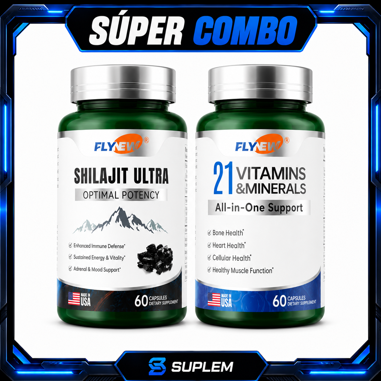 COMBO SHILAJIT Y 21 VITAMNS