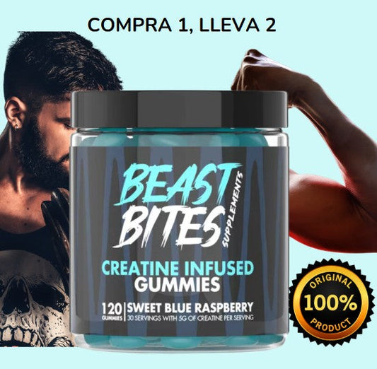 Oferta! 2x1🎁 Beast Bites gomitas de Creatina